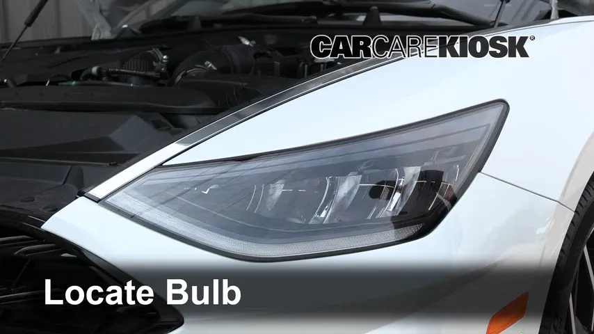 2021 Hyundai Sonata N Line 2.5L 4 Cyl. Turbo Éclairage Feux de route (remplacer l'ampoule)